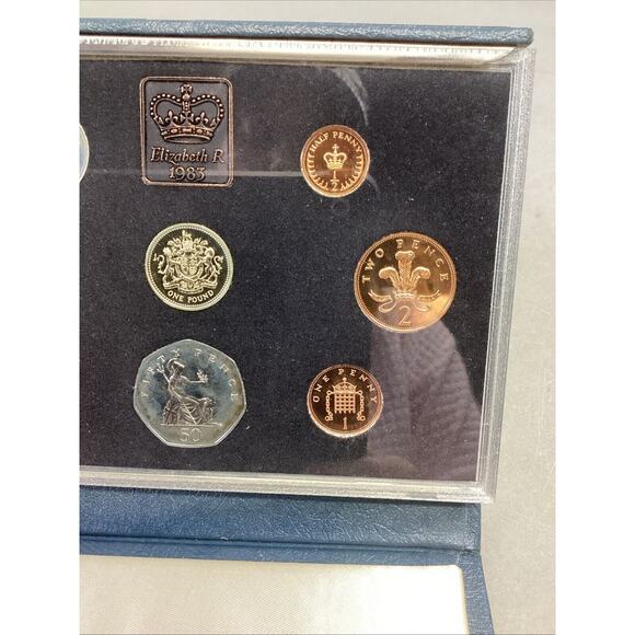 1983 UNITED KINGDOM ROYAL MINT 8 COIN PROOF SET - 8 Coins - Picture 6 of 12